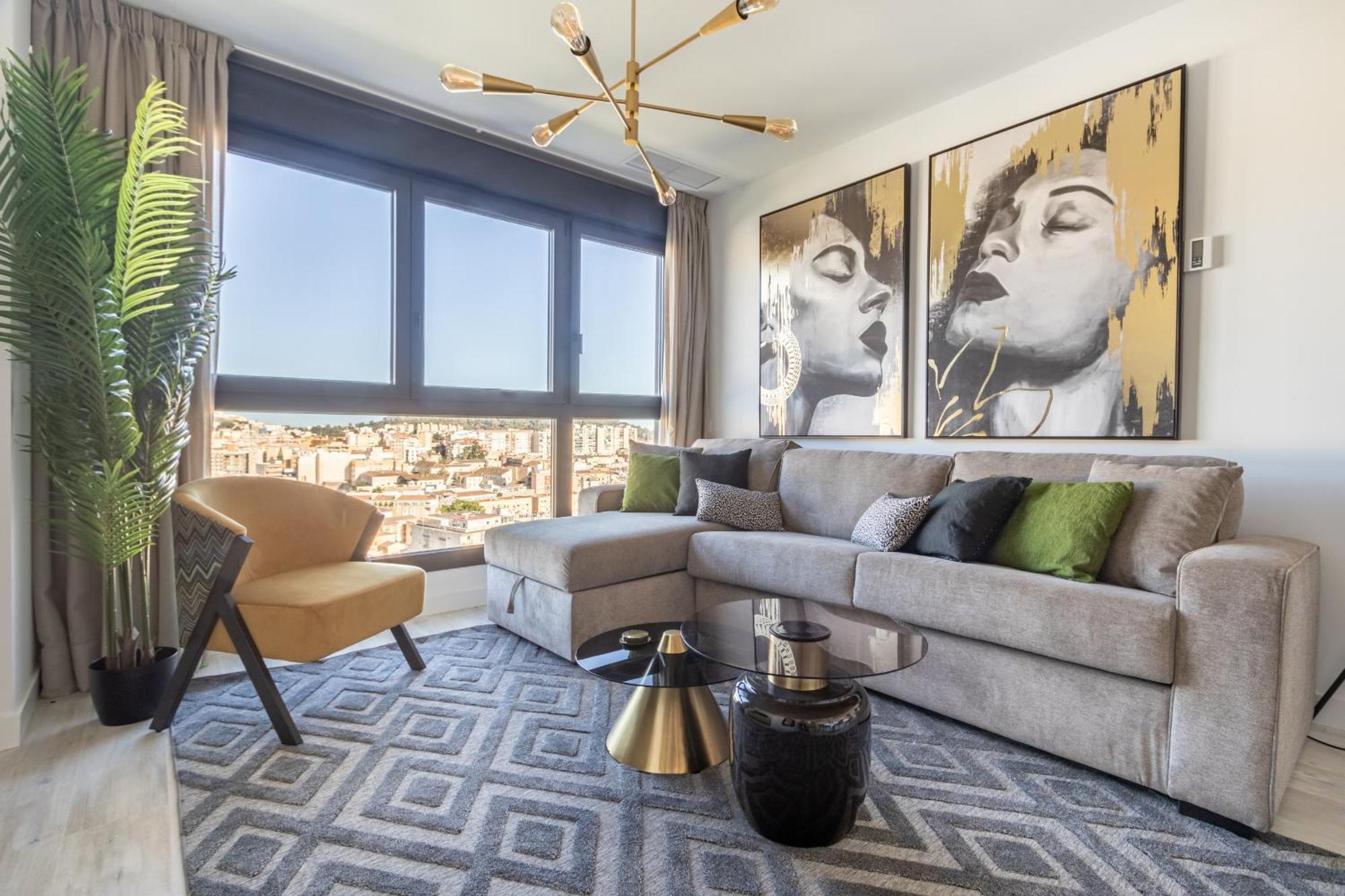 Malaga Skyline 1 Pool & Parking Free Apartment Ngoại thất bức ảnh