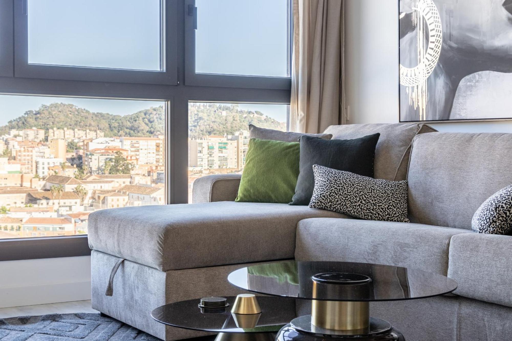 Malaga Skyline 1 Pool & Parking Free Apartment Ngoại thất bức ảnh